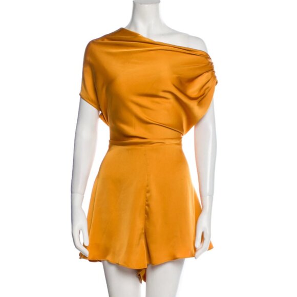 Andrea Iyamah EDAH Gold Romper - M - Picture 2 of 4